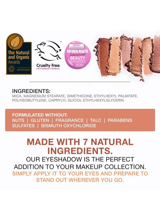 BellaPierre Milk & Honey Eyeshadow Palette | 12 Shades in Matte, Satin, Shimmer, & Foil Finishes | Non-Toxic & Paraben Free | Vegan & Cruelty-Free  - Image 3