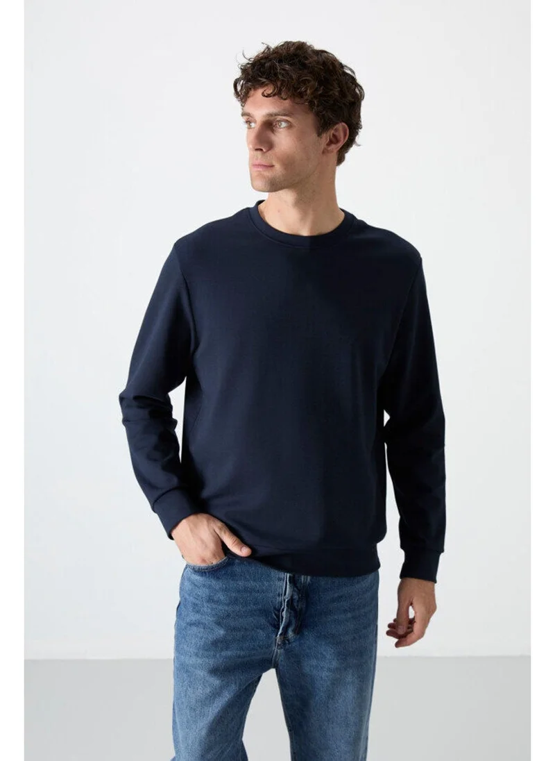 Tommy Life Men's Relaxed Fit Scuba Knit Crew Neck Sweatshirt - Pack of 2