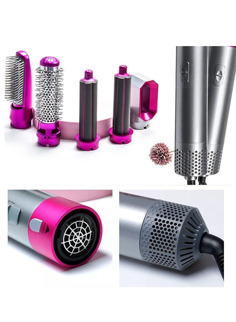 ELTRAZONE 5 In 1 Multifuctional Hair Styling Tool Kit Curler, Straightener Curling Iron Hair Dryer Hot Brush - Image 5