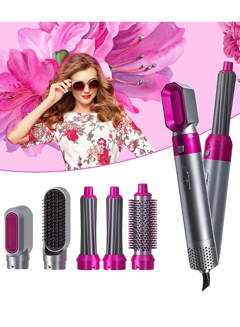 ELTRAZONE 5 In 1 Multifuctional Hair Styling Tool Kit Curler, Straightener Curling Iron Hair Dryer Hot Brush - Image 1