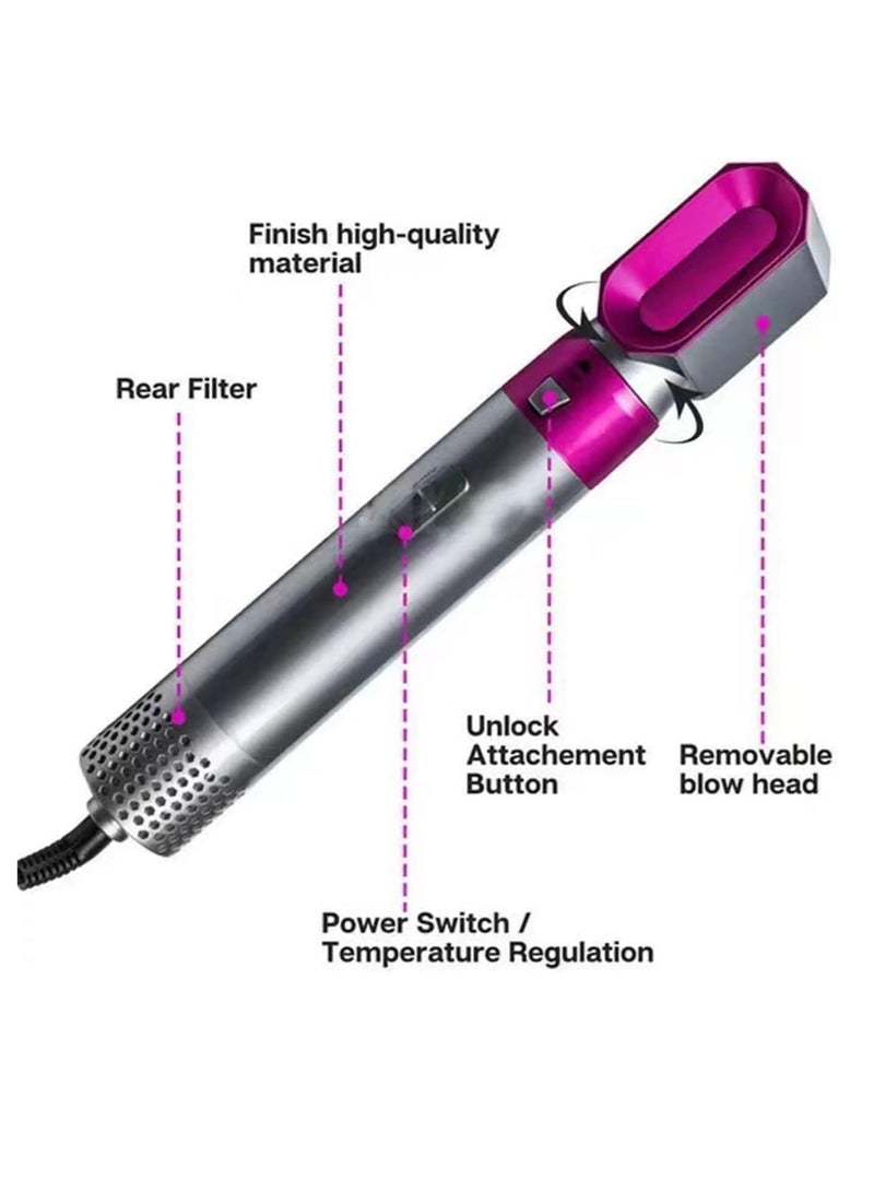 ELTRAZONE 5 In 1 Multifuctional Hair Styling Tool Kit Curler, Straightener Curling Iron Hair Dryer Hot Brush - Image 3