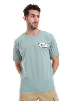 White Rabbit "Gallery Dept" Printed Front & Back Dark Mint Tee