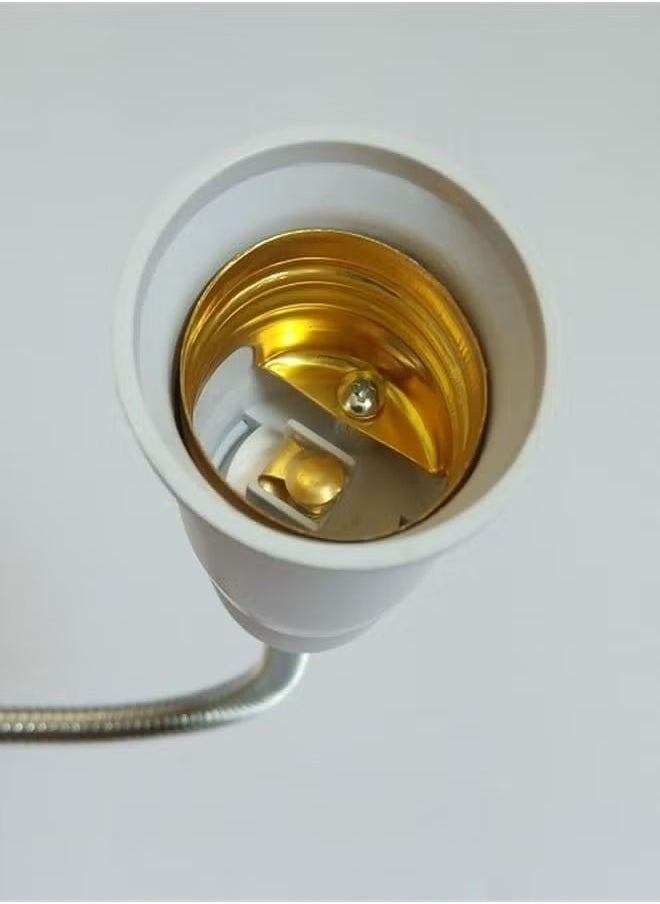 Generic - Plug Universal Extension Lamp Holder Night Light E27 Screw Port Light Socket Plug Adapter Goose Neck Outlet Socket Adapter Light Bulb Lamp Socket Screw Type Bulb Holder with Cable Flexible Wire - Image 1