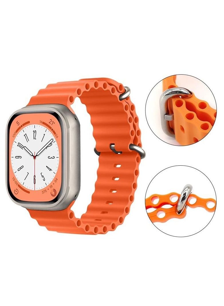 Ocean Replacement Band For Apple Watch Series 7 and 8 Ultra 44/45/49mm - Image 1