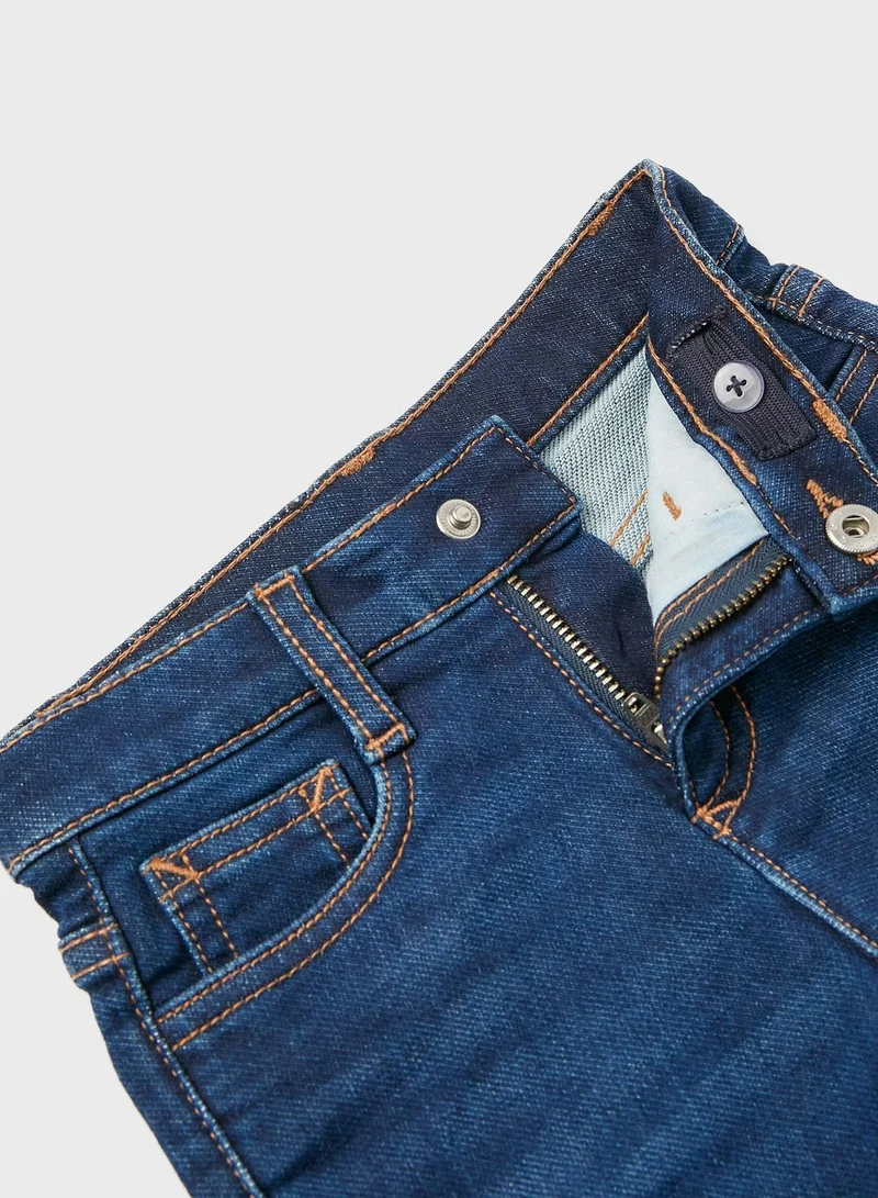 Zippy Infant Dark Wash Denim Shorts