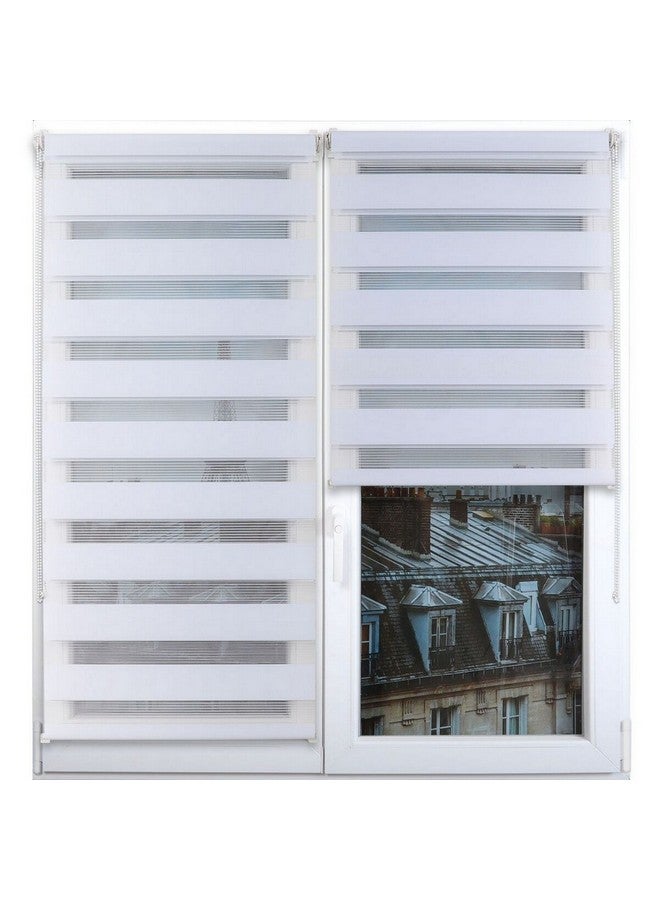 LUANCE Zebra Day-Night Roller Blinds White 150 x 180 cm 350215018001 - Image 2