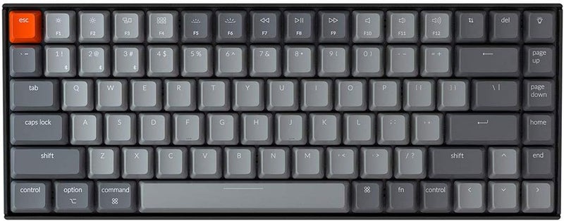 Keychron K2 75% Layout Bluetooth Mechanical Keyboard K Pro Red Switch/White LED Backlit/Anti Ghosting/N-Key Rollover/84 Key USB C Wired Computer Keyboard for Mac Windows-Version 2 - Image 1