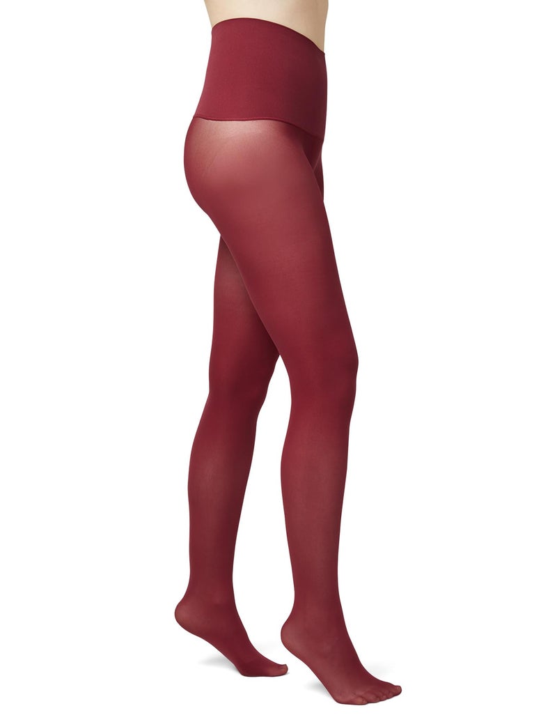 HUE Women's Tights With Yoga Waistband, Rhubarb, 3 - Image 1