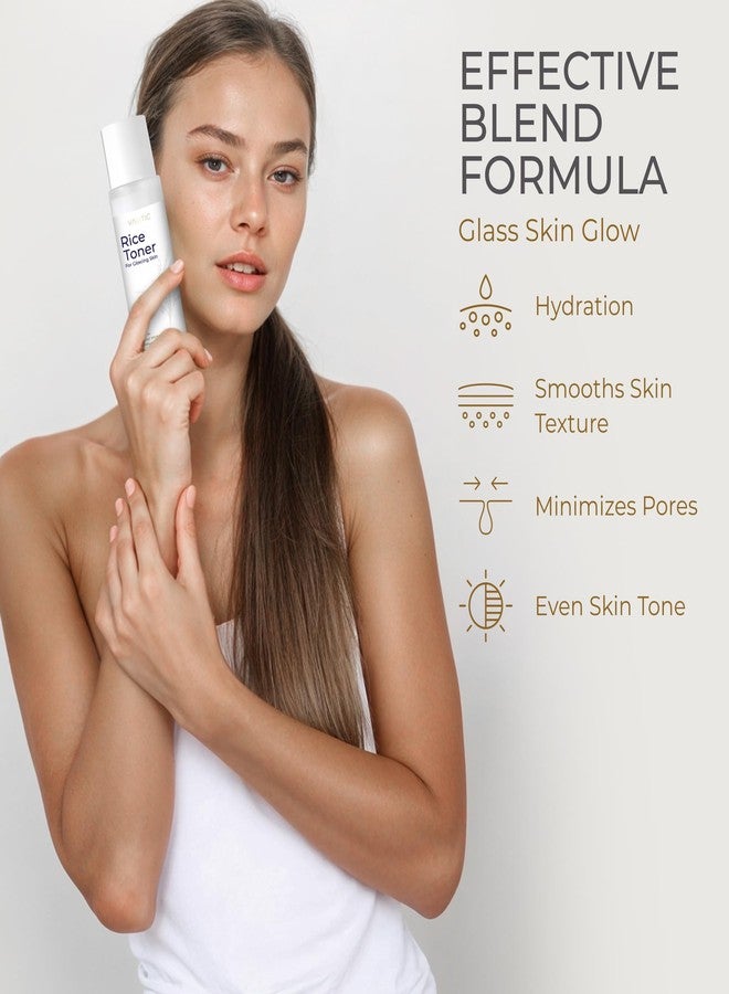 VALITIC Rice Toner - 75 Rice Extract Milky Toner for Face with Niacinamide, Heartleaf, Witch Hazel and Chamomile Essence - Facial Glass Skin Hydrating Skin Care - 200 ml, 6.76 fl oz - Image 3