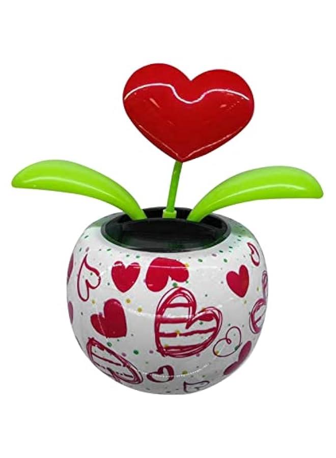 Solar Dance Flower,Innovative Solar Flower Exquisite Design Dancing Decoration Toys,Solar Powered Dancing Flowers Shaking Head Car Ornaments for Car Decor 's Day - Image 1