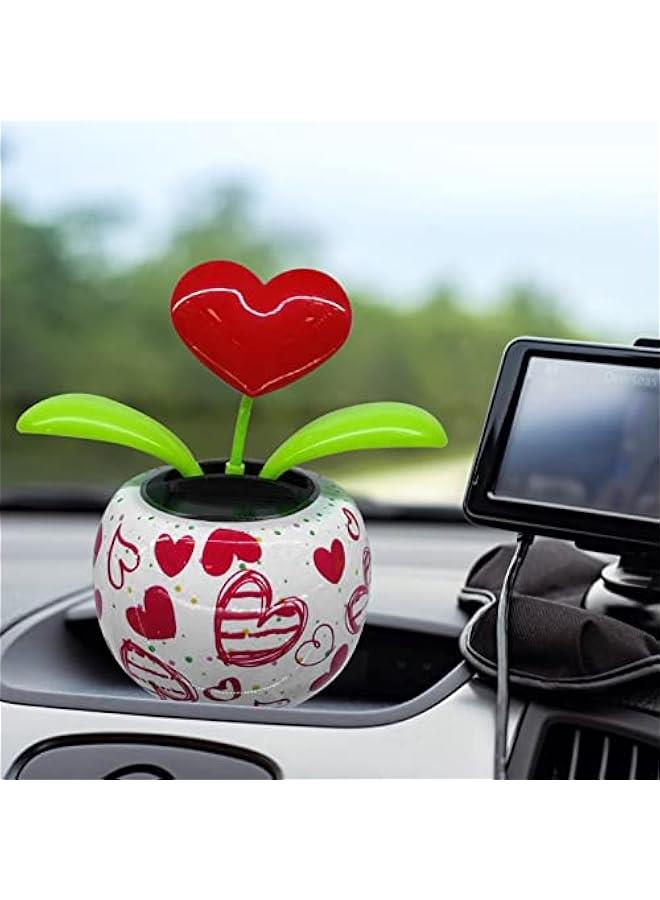 Solar Dance Flower,Innovative Solar Flower Exquisite Design Dancing Decoration Toys,Solar Powered Dancing Flowers Shaking Head Car Ornaments for Car Decor 's Day - Image 4