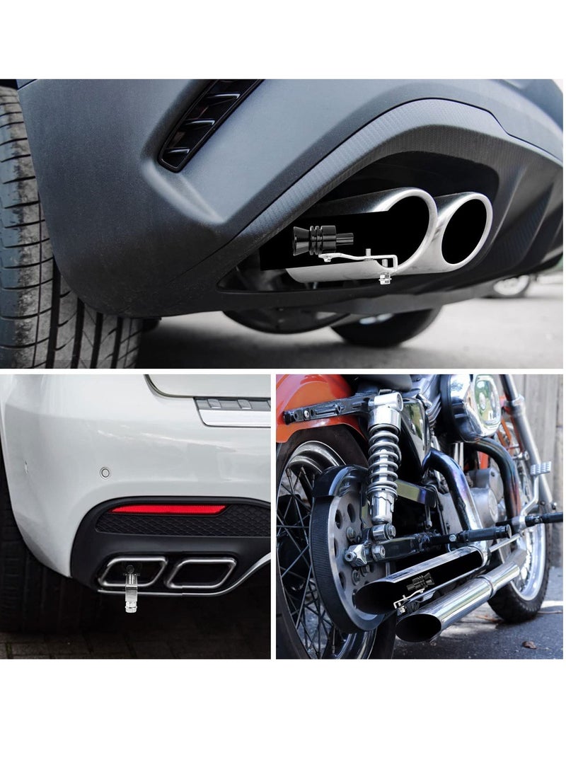 KASTWAVE Aluminum Alloy Universal Turbo Whistle,  Car Tail Whistle, Turbo Sound Exhaust Muffler Pipe Whistle Car Roar Maker, Car Blow off valve Tip Simulator Whistler (Black) - Image 4