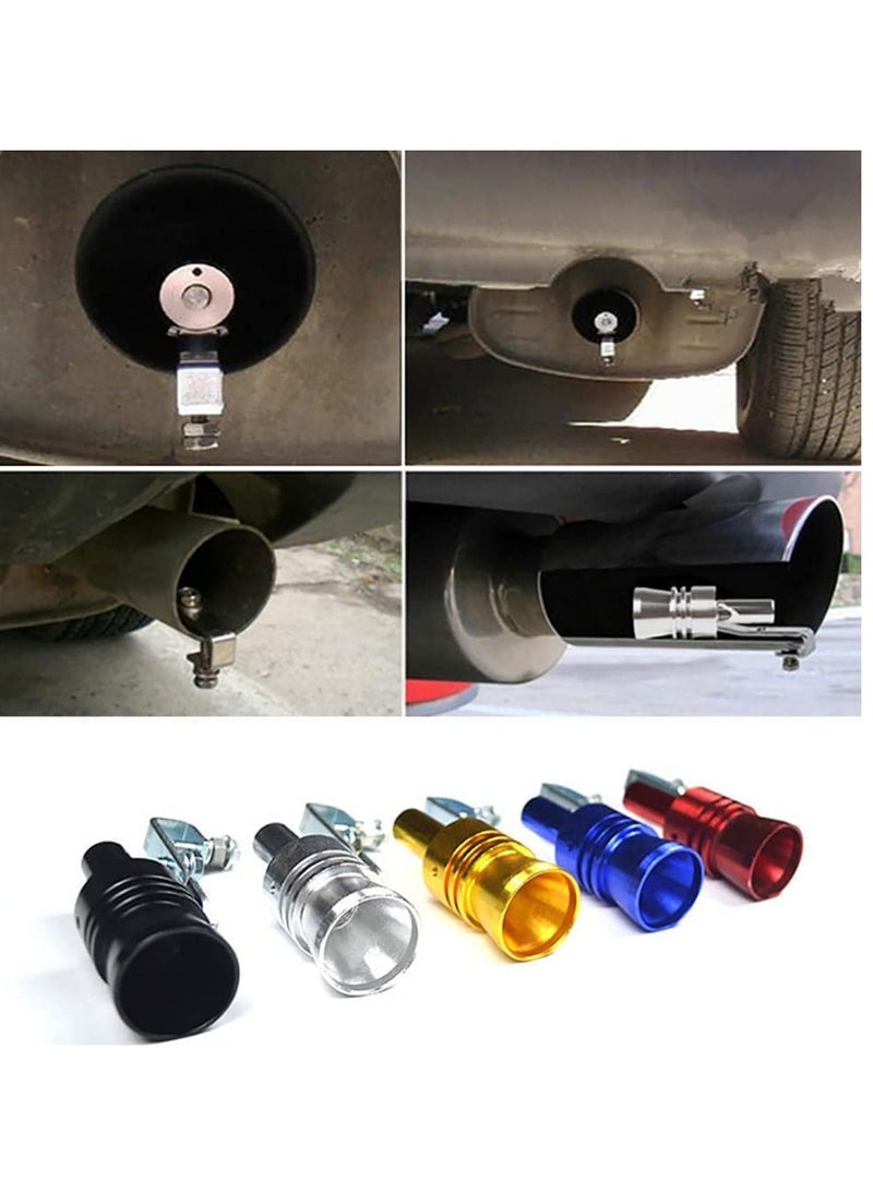 KASTWAVE Aluminum Alloy Universal Turbo Whistle,  Car Tail Whistle, Turbo Sound Exhaust Muffler Pipe Whistle Car Roar Maker, Car Blow off valve Tip Simulator Whistler (Black) - Image 3