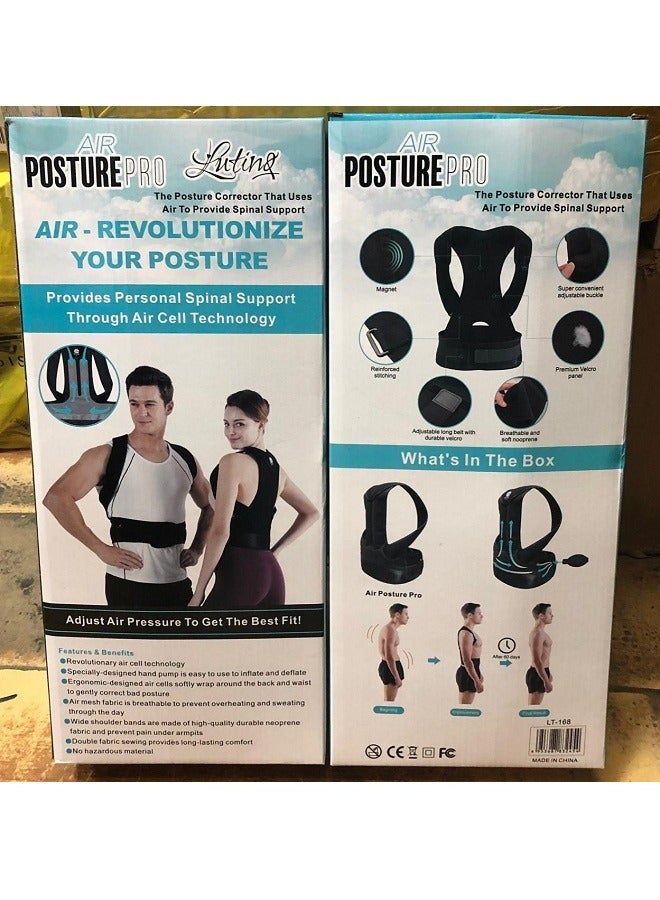 حزام الظهر مقاس XXXL المصحح  للرجال والنساء مزود  بدعامة خلفية قابلة للتعديل لتخفيف الام الظهر اعوجاج العمود الفقري - Image 5