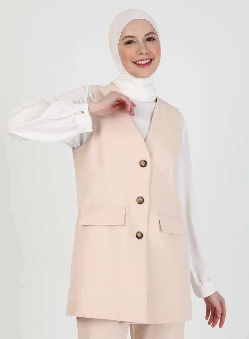 Refka by modanisa Pocket Detail Vest