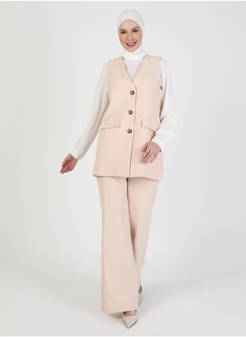 Refka by modanisa - Pocket Detail Vest - Image 1