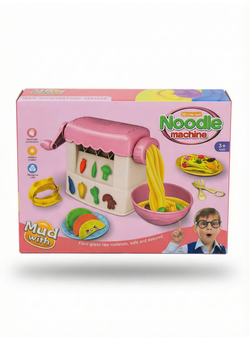 Creative Clay Cuisine Chef Kit - Imagination Pasta Maker Toy for Kids Ages 3+ - Premium Safe Clay Experience - Image 2