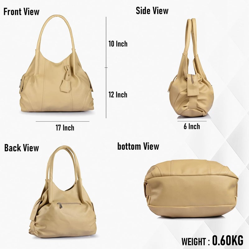 Fostelo Women's Style Diva Satchel Tote Handbag for Women | Ladies Purse | Stylish Shoulder Bag | Gift For Women - Image 3