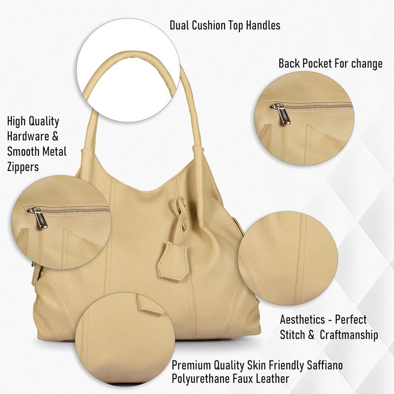 Fostelo Women's Style Diva Satchel Tote Handbag for Women | Ladies Purse | Stylish Shoulder Bag | Gift For Women - Image 2