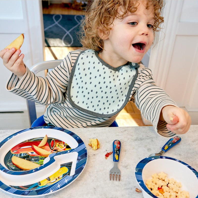 The First Years Disney/Pixar Cars Dinnerware Set - Toddler Plates and Toddler Utensils - 4 Count - Image 5