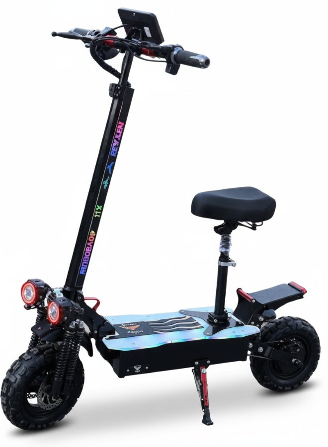 NIYAZI Electric Scooter for Adults 48V with 11-Inch Tubeless Tires, Foldable Design, Giant Frame, and Digital Display - Image 1