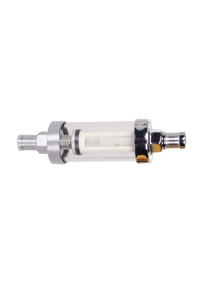 CarBole Universal Fuel Pump Filter, CarBole 9748 Universal 3/8" Inlet/Outlet Fuel Filter Clear View - Glass  - Image 2