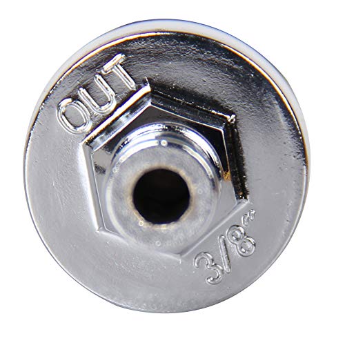 CarBole Universal Fuel Pump Filter, CarBole 9748 Universal 3/8" Inlet/Outlet Fuel Filter Clear View - Glass - Image 4