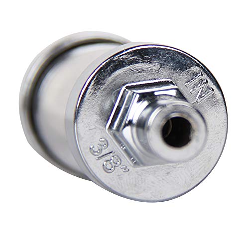 CarBole Universal Fuel Pump Filter, CarBole 9748 Universal 3/8" Inlet/Outlet Fuel Filter Clear View - Glass - Image 5