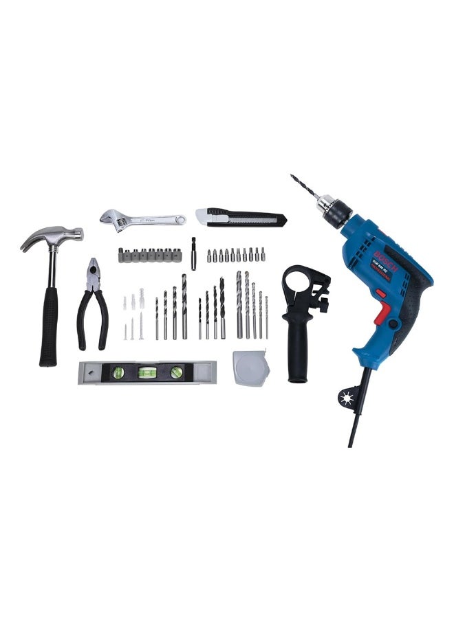 BOSCH GSB 600 Professional Impact Drill 13mm with 06011A03LB 98 Pcs Drill Bit Set  - Image 1
