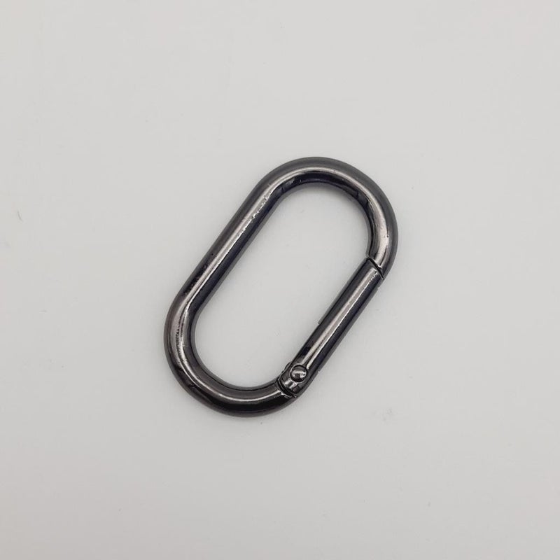 Angel Çanta Aksesuar Angel Bag Accessory Smoked Large Ovalized Spring Ring - Image 2