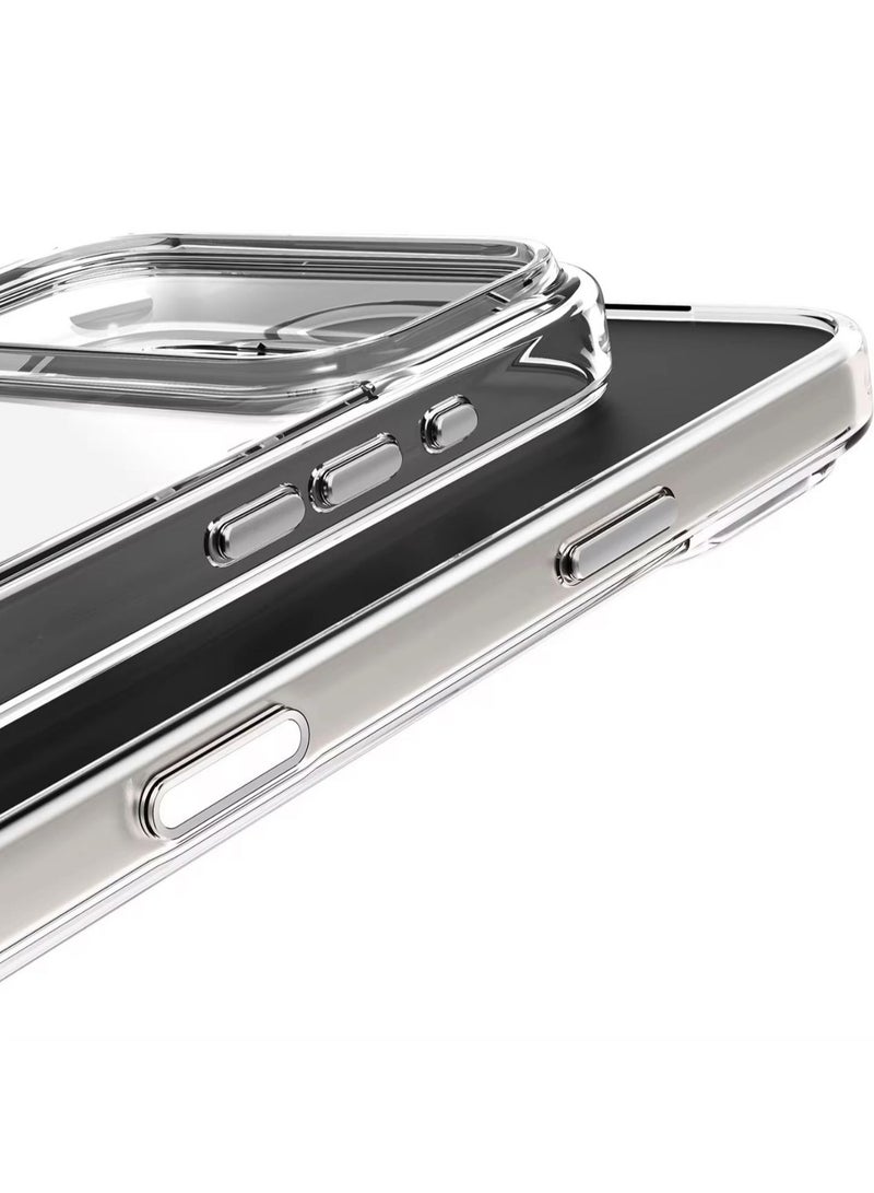 Case for I Phone 17 Pro Clear transparent TPU / Cover , Magnetic , Wireless Charging, Scratch & Yellowing Resistant, Drop Protection - Image 4