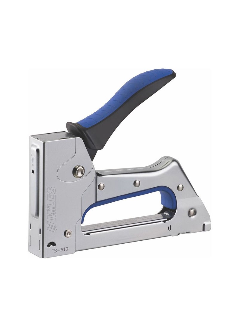 Heavy Duty Staple Gun TS-610/T – Metal Stapler with Easy Squeeze for Upholstery & DIY Projects