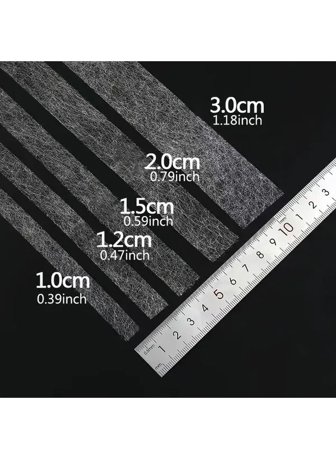 Easy Fold Iron On Hemming Tape 0.79 Inch Black 1 Roll Sewing Edge - Image 3