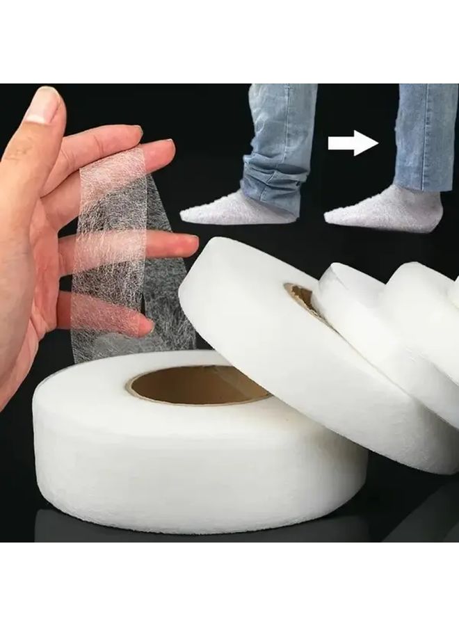 Easy Fold Iron On Hemming Tape 0.79 Inch Black 1 Roll Sewing Edge - Image 1