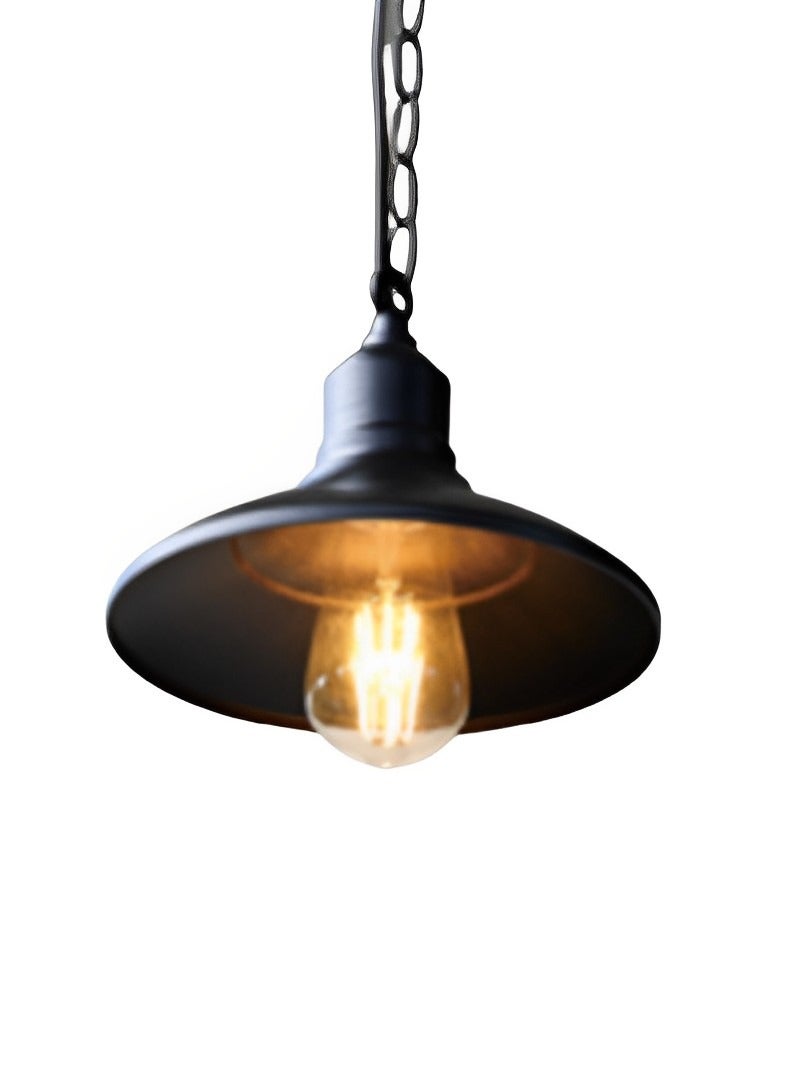 AL SALHIYA LIGHTING Outdoor Pendant Light - E27 Lamps - Black 