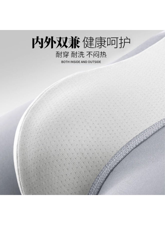 Yimian Men's Underwear, Pure Cotton Comfortable Breathable Antibacterial Crotch Boxer Briefs, Large Size Men's Boxer Shorts, Large Size 4-pack