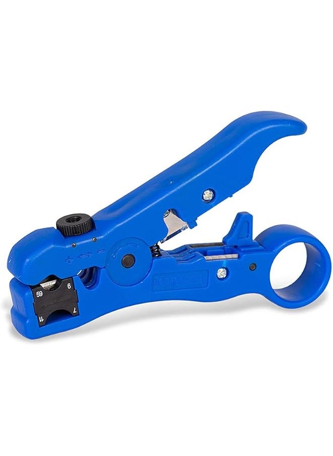 PROMASS promass KEBL0 Multifunctional Cable Stripper Network Cable Cutter Stripping Pliers Tool Coaxial Stripping Tool for Multi-usage  - Image 1