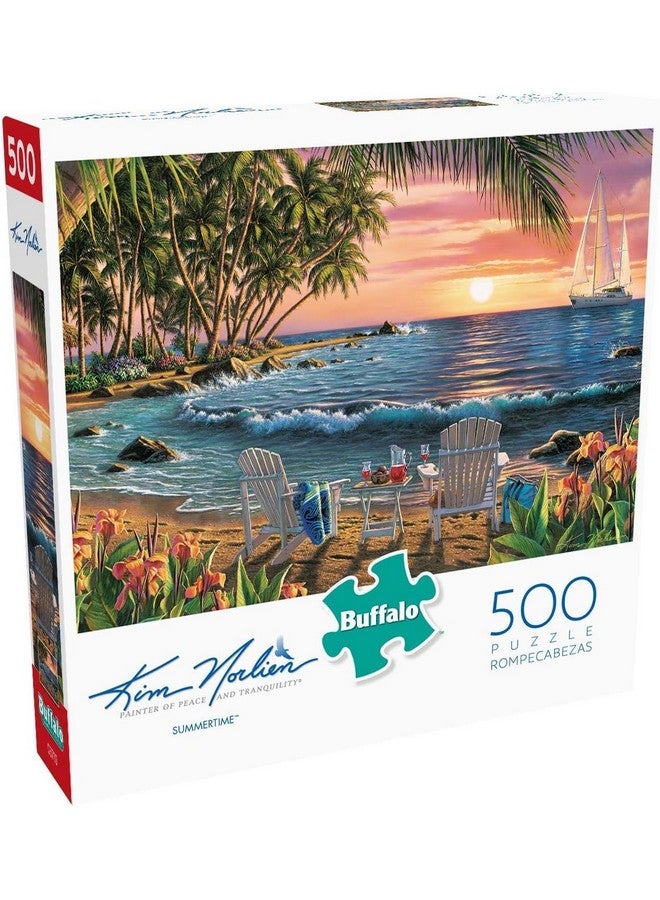 Buffalo Games - Kim Norlien - Summertime - 500 Piece Jigsaw Puzzle For Adults -Challenging Puzzle Perfect for Game Nights - Finished Size is 21.25 x 15.00 - Image 1