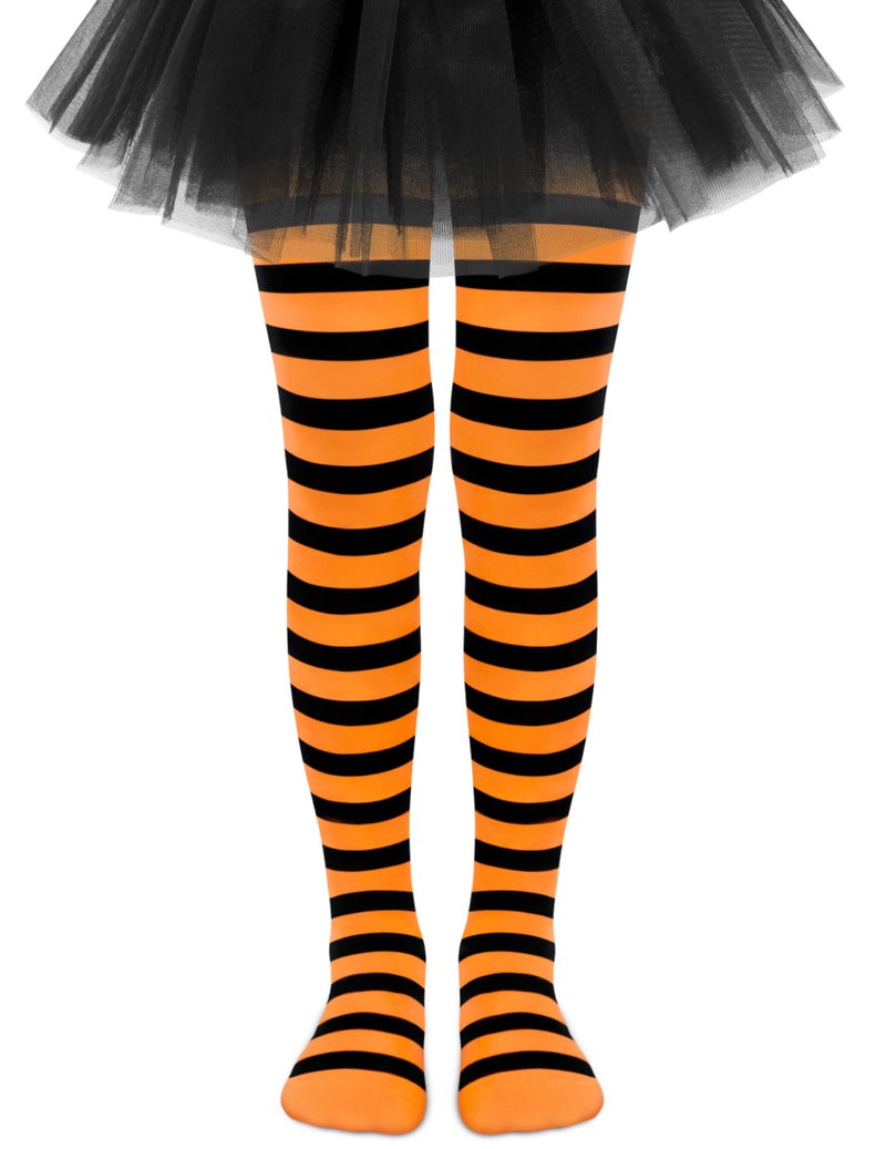 Baby Girl Tights Baby Tights 1218 Months Toddler Tights 2T Orange Tights Toddler Halloween Tights Toddler Stockings 3T