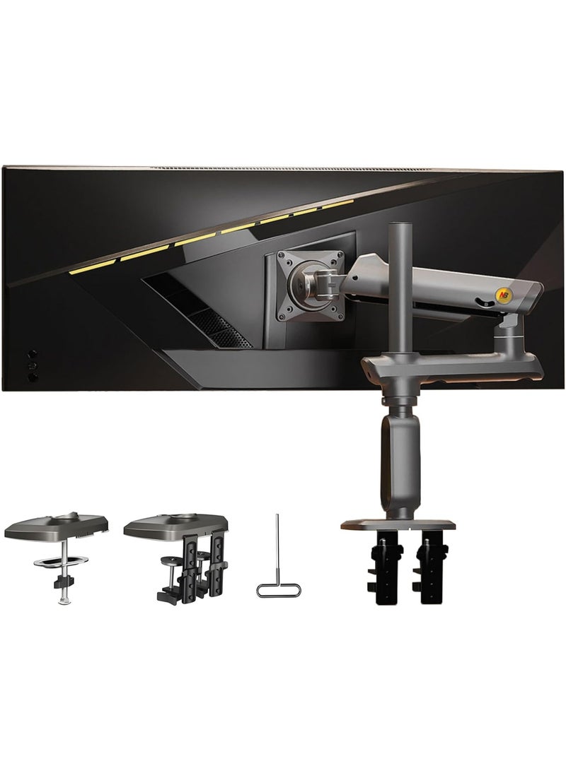 NB NORTH BAYOU NB Ergonomic Gaming Monitor Arm – Heavy Duty Stand for Flat/Ultra-Wide/Curved Screens 27–50 Inch, Max Load 18kg, VESA 75/100 mm, J7 - Image 1