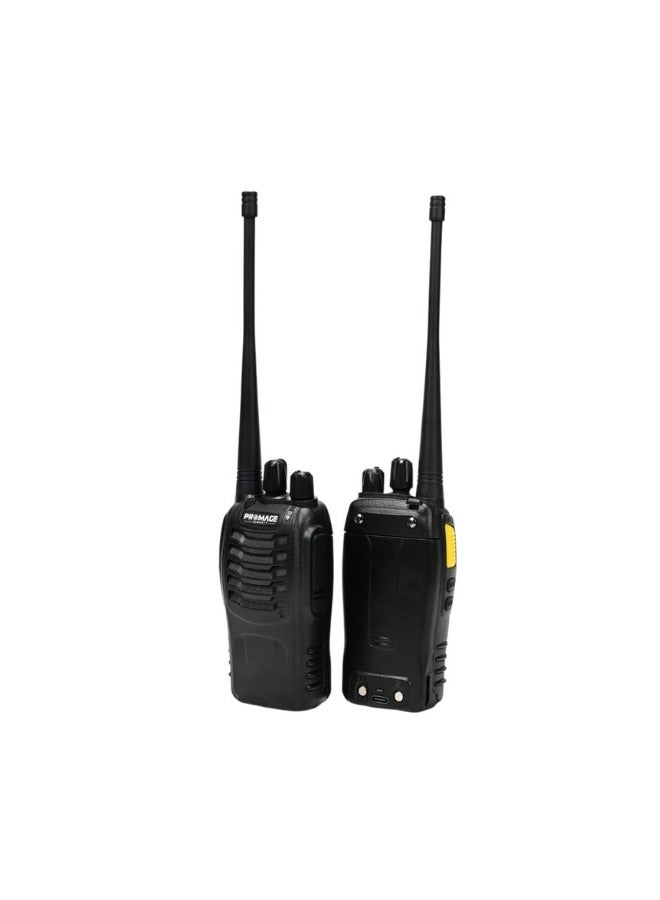 Promage Connect PC-WT710 Portable Radio Station Walkie-Talkies Four Pack, Compact And Lightweight Design, 1500 mAh Battery, Hands-free, For Outdoor Activities And Industrial Communication | 4 pack
