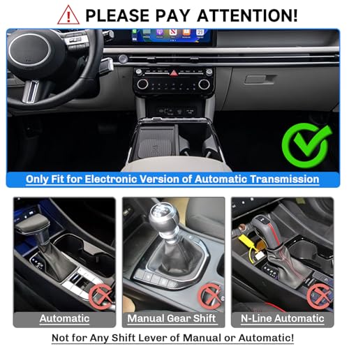 SXCY for 2025 Hyundai Tucson Center Console Organizer for 2025 Hyundai Tucson Accessories (Limited) Console Tray for 2025 Tucson Limited Armrest Storage Console Organizer (Black) - Image 2