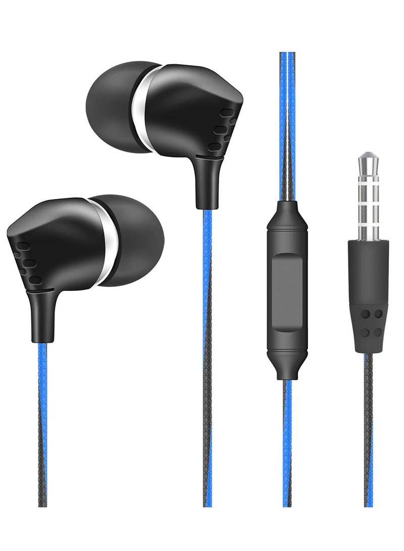 سماعات رأس داخل الأذن مزودة بخاصية إلغاء الضوضاء وسماعات موسيقى يمكن التحكم بها سلكيًا (أسود) - Image 1