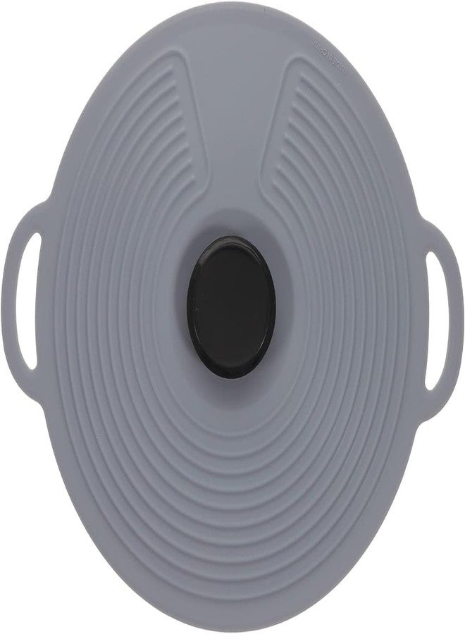 GBEX Leak-proof Cooking Tool Multifunction Reusable Boil Over Spill Stopper Food Fresh Keeping Cover Silicone Pan Pot Lid Cover Cookware (Medium) - Image 1