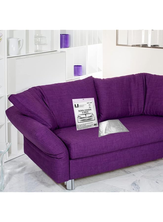 erorex Sofa Moving Covers 2 Pack 45 Inch X 152 Inch Moving And Storage Bags  - Image 5
