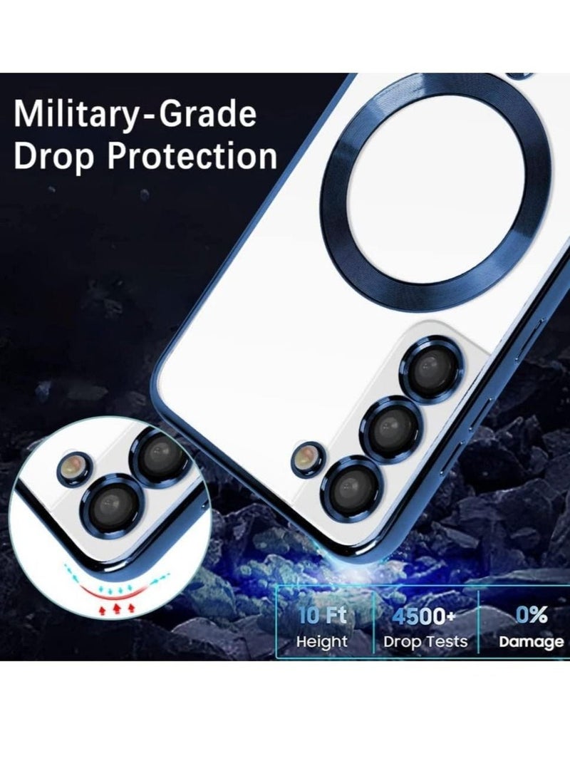 راكسوم حالة واضحة مغناطيسية لـ Samsung Galaxy S23 مع حامي عدسة الكاميرا Magsafe المتوافقة - Image 4