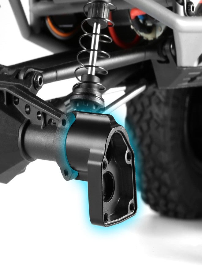 COOWOO Rear Portal Axle Housing Upgrade Part Set for UTB18 1/18 RC Crawler Car - Made of Brass, High Precision CNC Machined, Durable Upgrade Black - Image 4