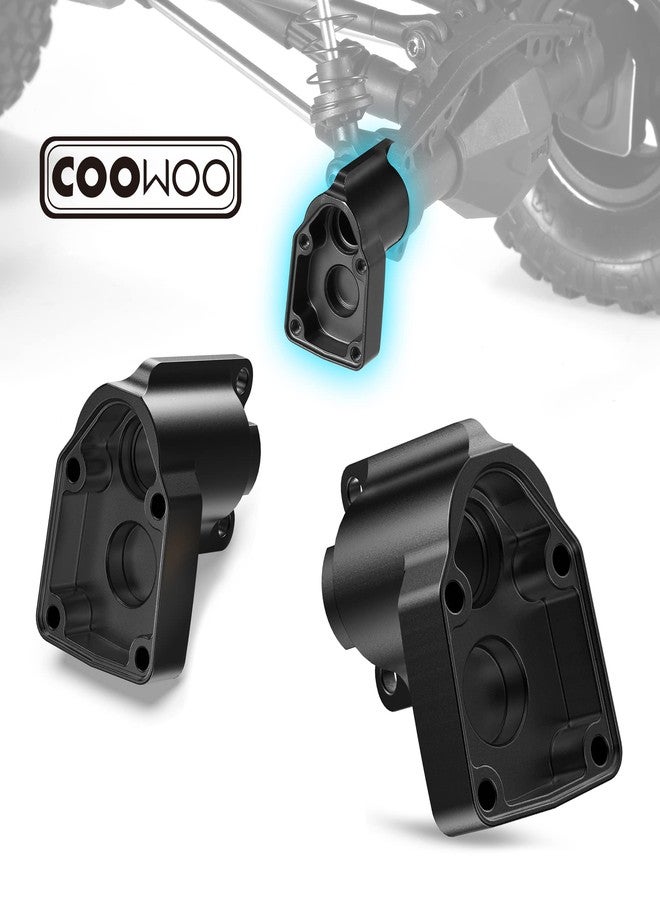 COOWOO Rear Portal Axle Housing Upgrade Part Set for UTB18 1/18 RC Crawler Car - Made of Brass, High Precision CNC Machined, Durable Upgrade Black - Image 5