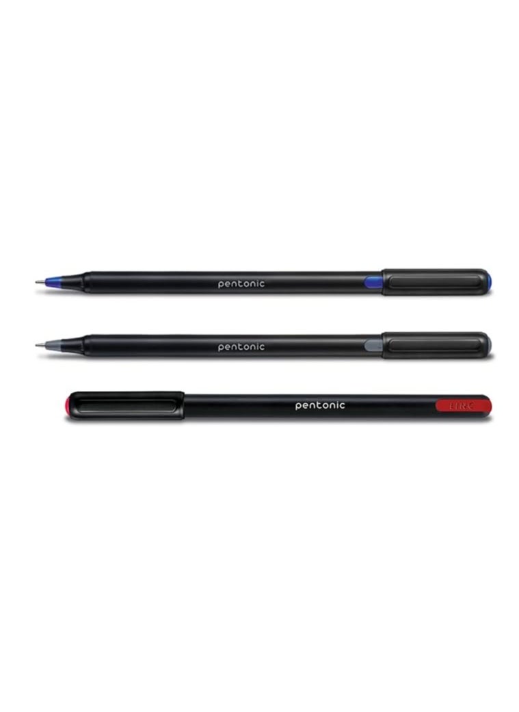 Pentonic - Pentonic LINC 0.7 mm Ball Point Pen (Blue Black & Red Ink, Pack of 10) - Image 1