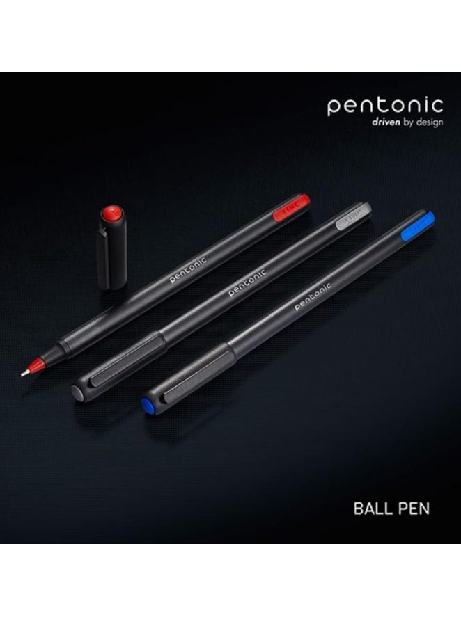 Pentonic - Pentonic LINC 0.7 mm Ball Point Pen (Blue Black & Red Ink, Pack of 10) - Image 1